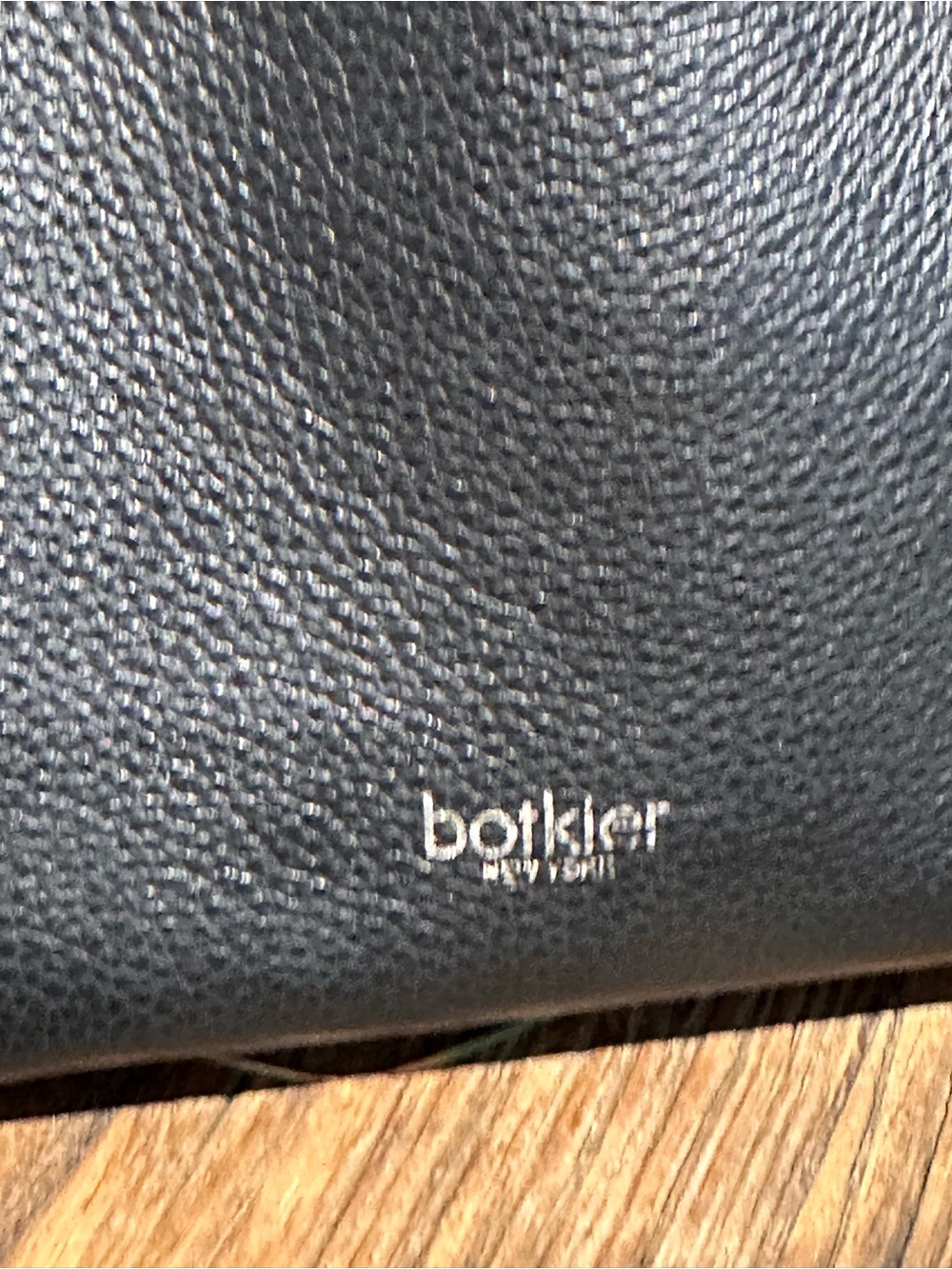 Botkier Black Pebbled Leather Braided-Handle Crossbody Tote - Picture 2 of 10